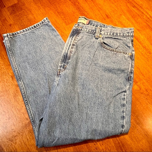 Vintage Levi’s 550 Red Tab Men’s Jeans - Loose Fit Straight Leg 42”x30” - Picture 7 of 9